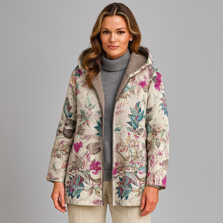 Mira™ - Stylish Floral Fleece Jacket