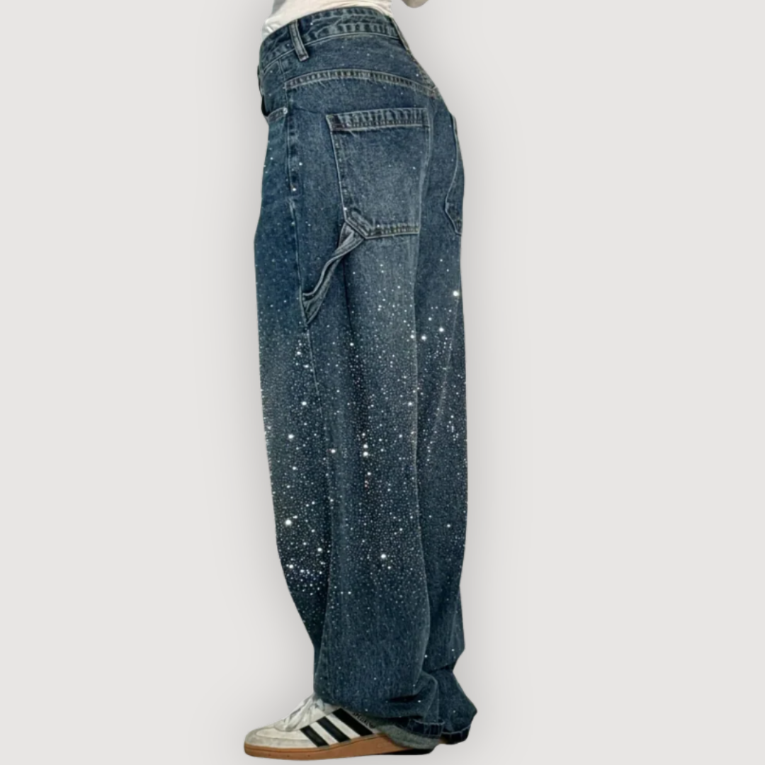 KEVSER – SPARKLE CARGO JEANS