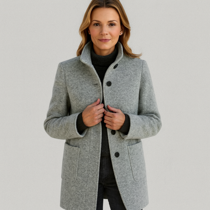 Elena – Classic wool blend coat