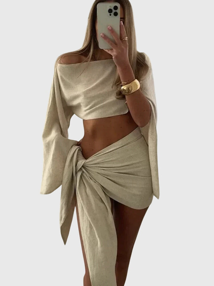 Amoura | Graceful Draped Set