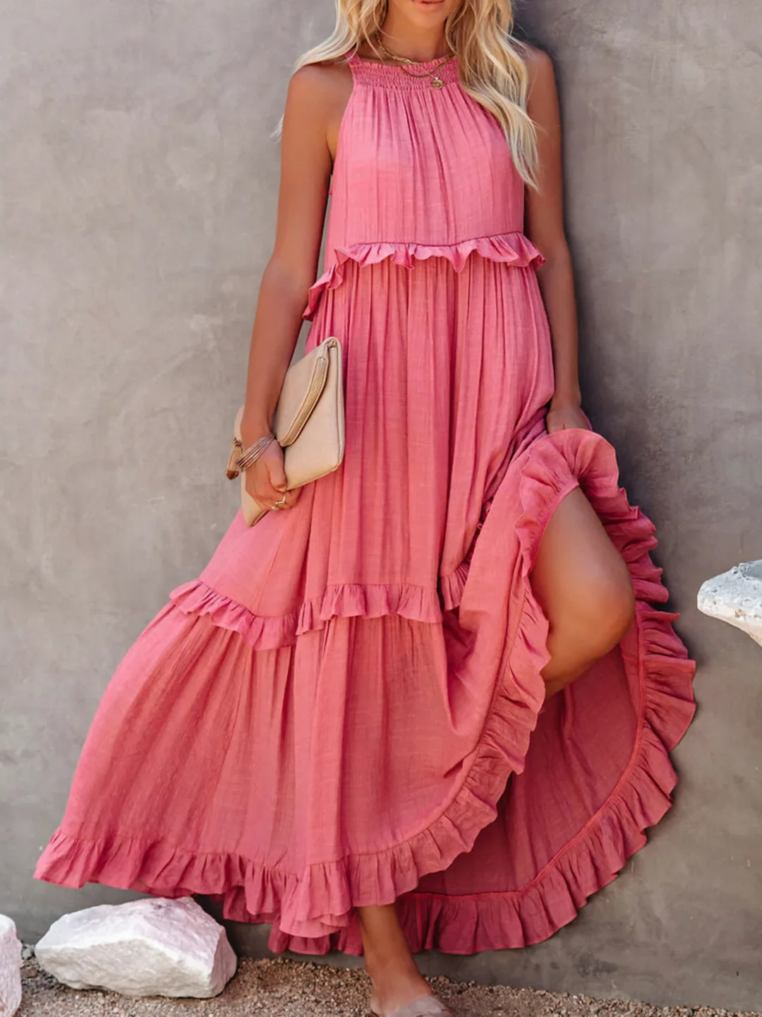 Darcey™ Ruffle Breeze Maxi Dress