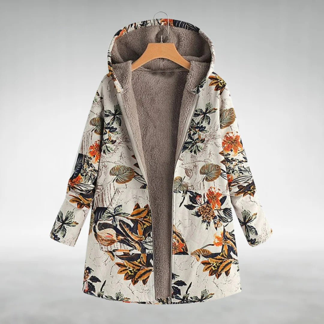 Mira™ - Stylish Floral Fleece Jacket