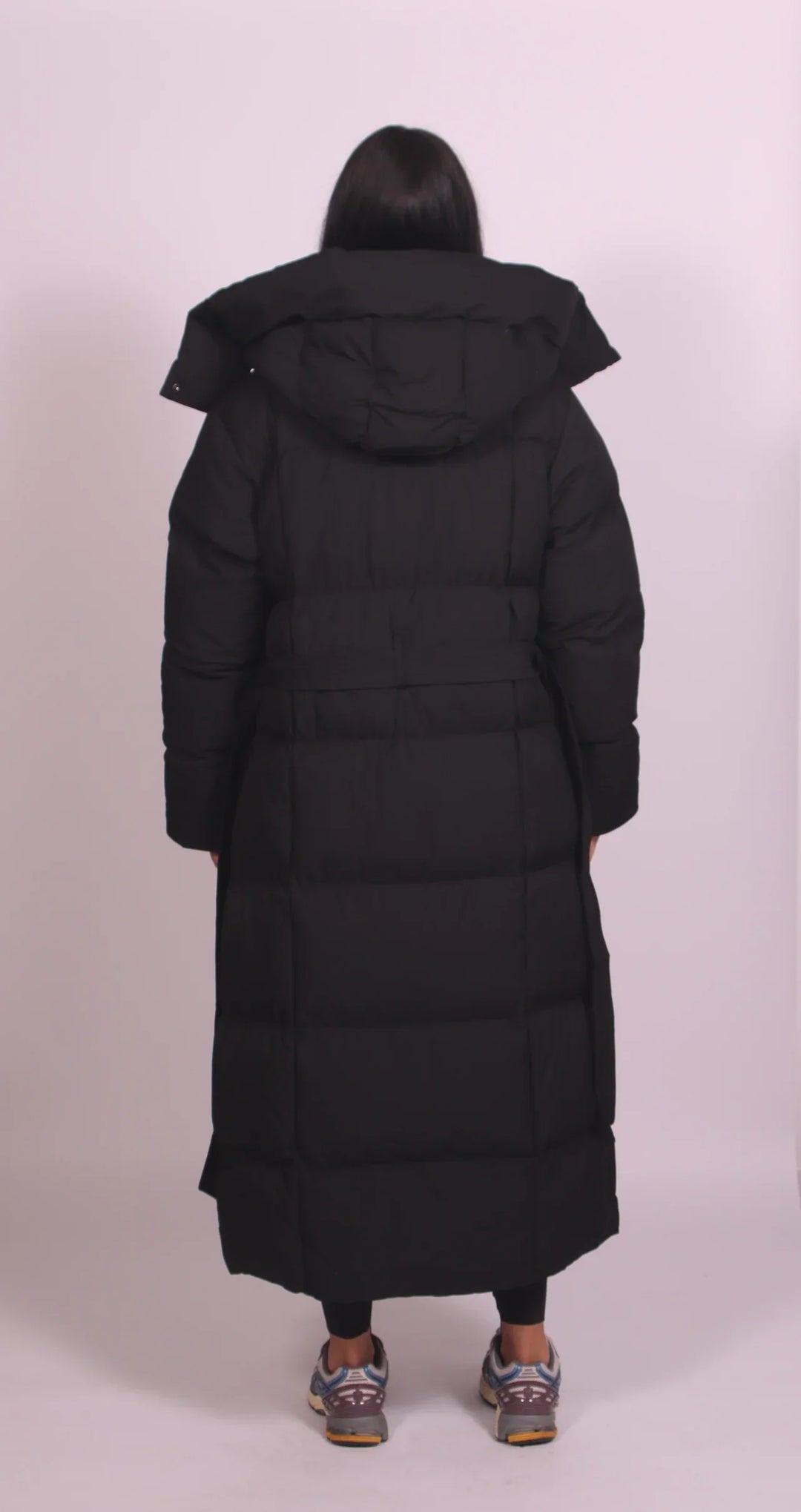 Kathlyn - Long Belted Puffer Coat