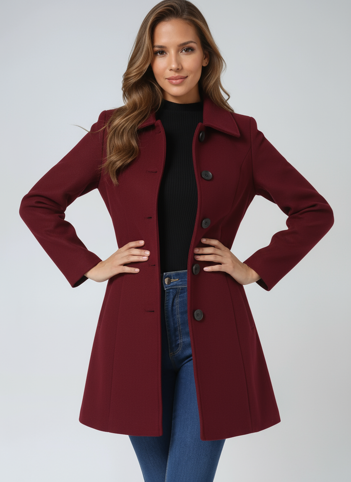 Victoria's | Women's Single Breasted Winter Trench Coat