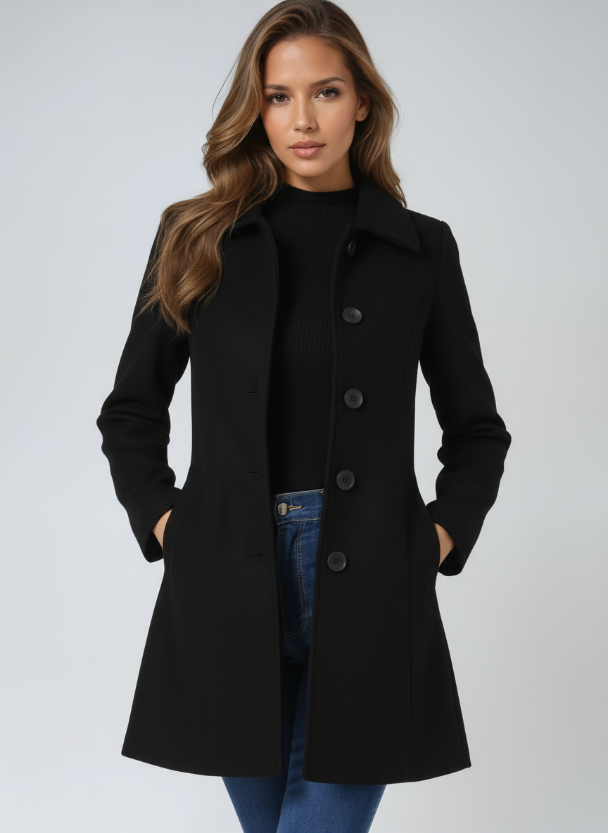 Victoria's | Women's Single Breasted Winter Trench Coat