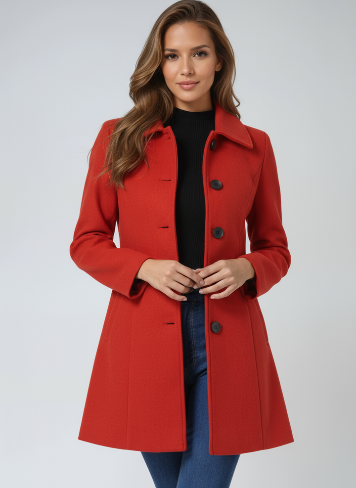 Victoria's | Women's Single Breasted Winter Trench Coat