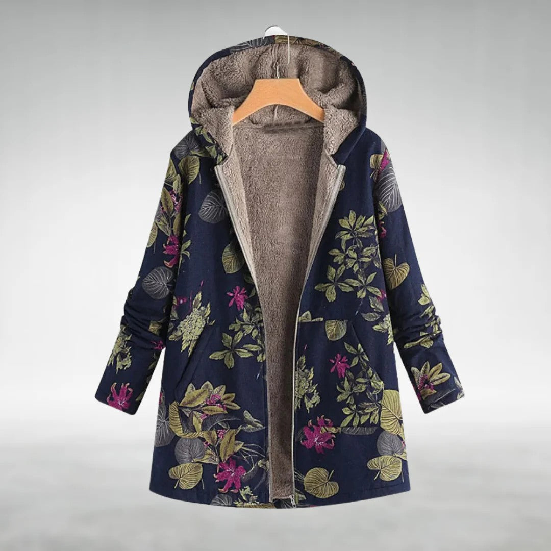 Mira™ - Stylish Floral Fleece Jacket
