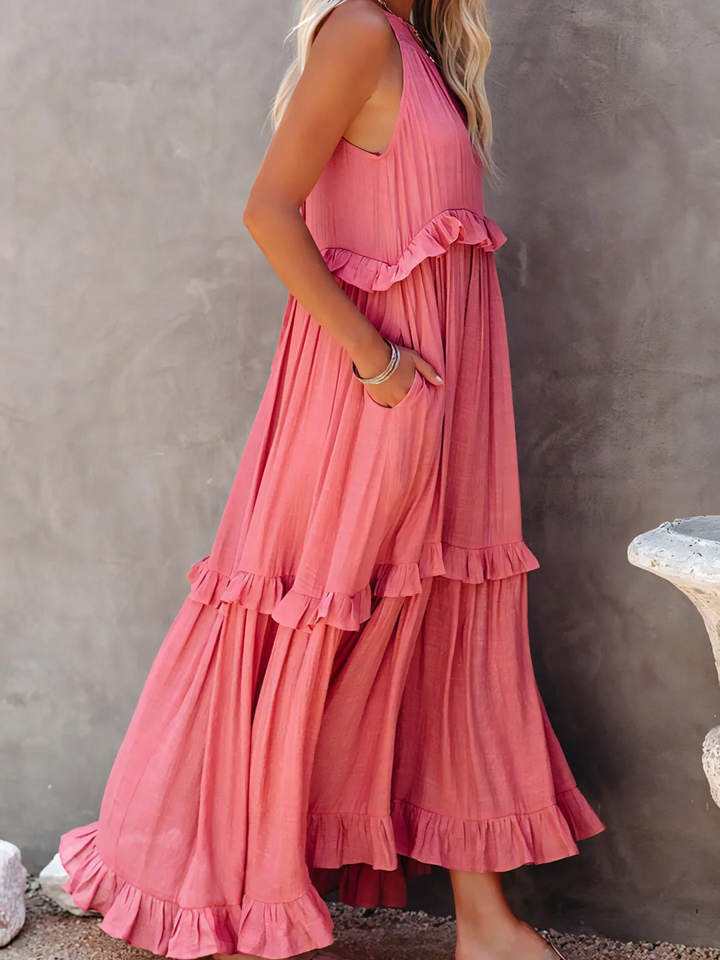 Darcey™ Ruffle Breeze Maxi Dress