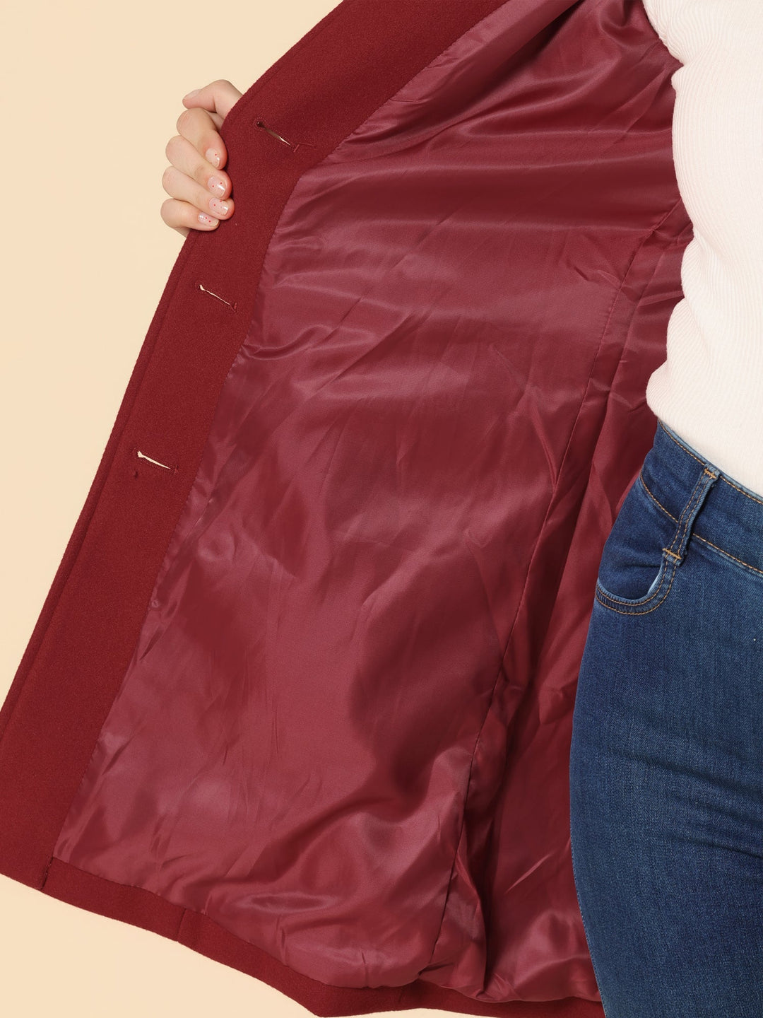 Victoria's | Women's Single Breasted Winter Trench Coat